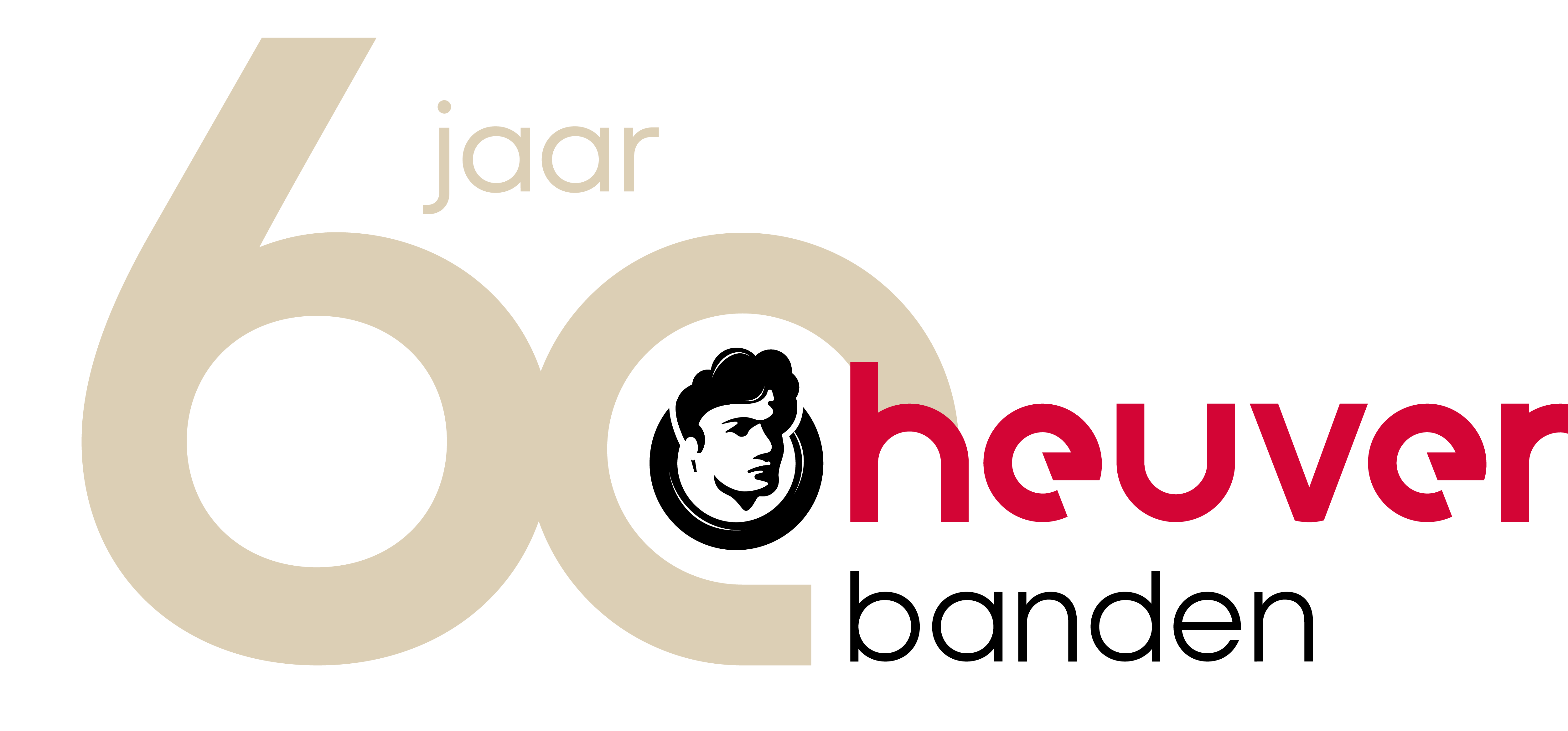 Logo Heuver Banden 60 jaar rgb
