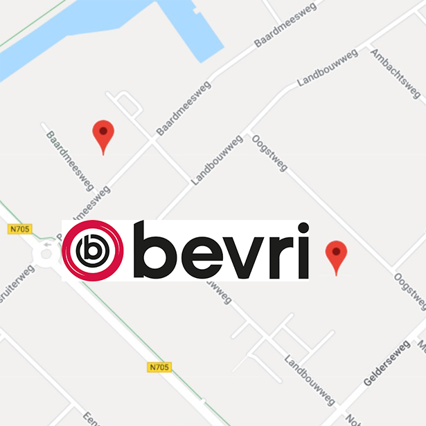 Bevri locatie - map
